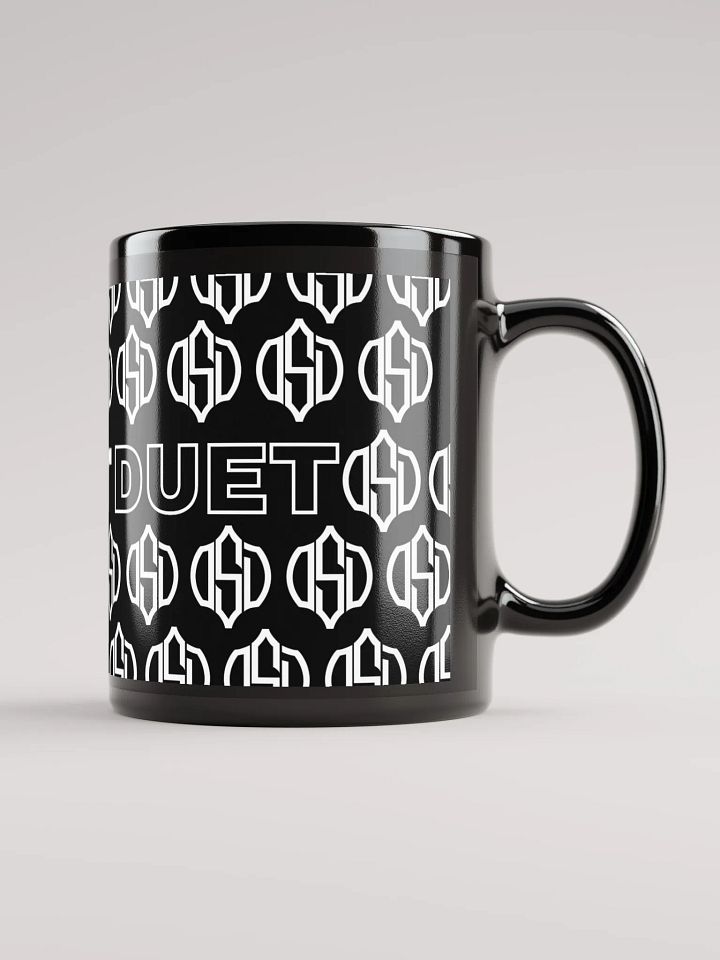 Offset Duet Black Glossy Mug product image (1)