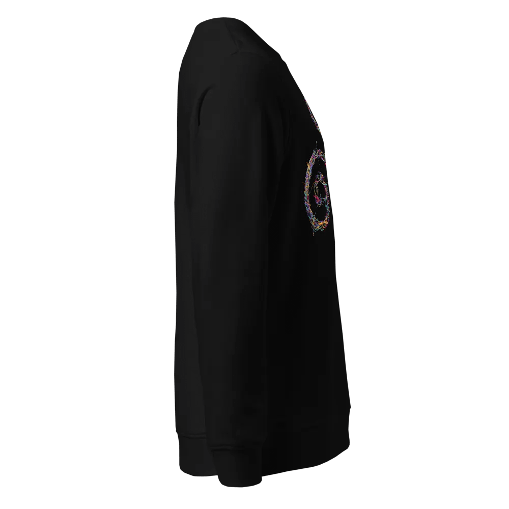 Pixelated Symmetry Organic Sweatshirt product image (4)