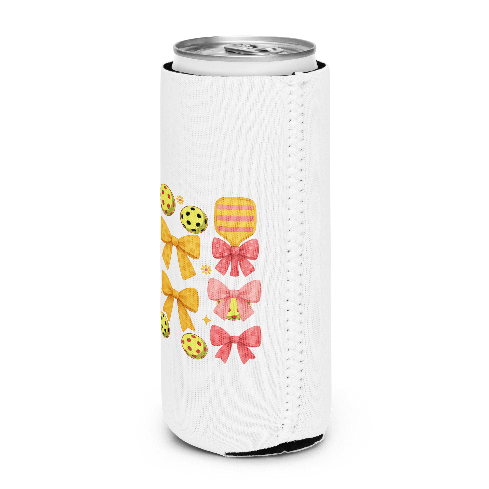 Pickleball Paddles Bows Paradise Can Cooler Set product image (2)
