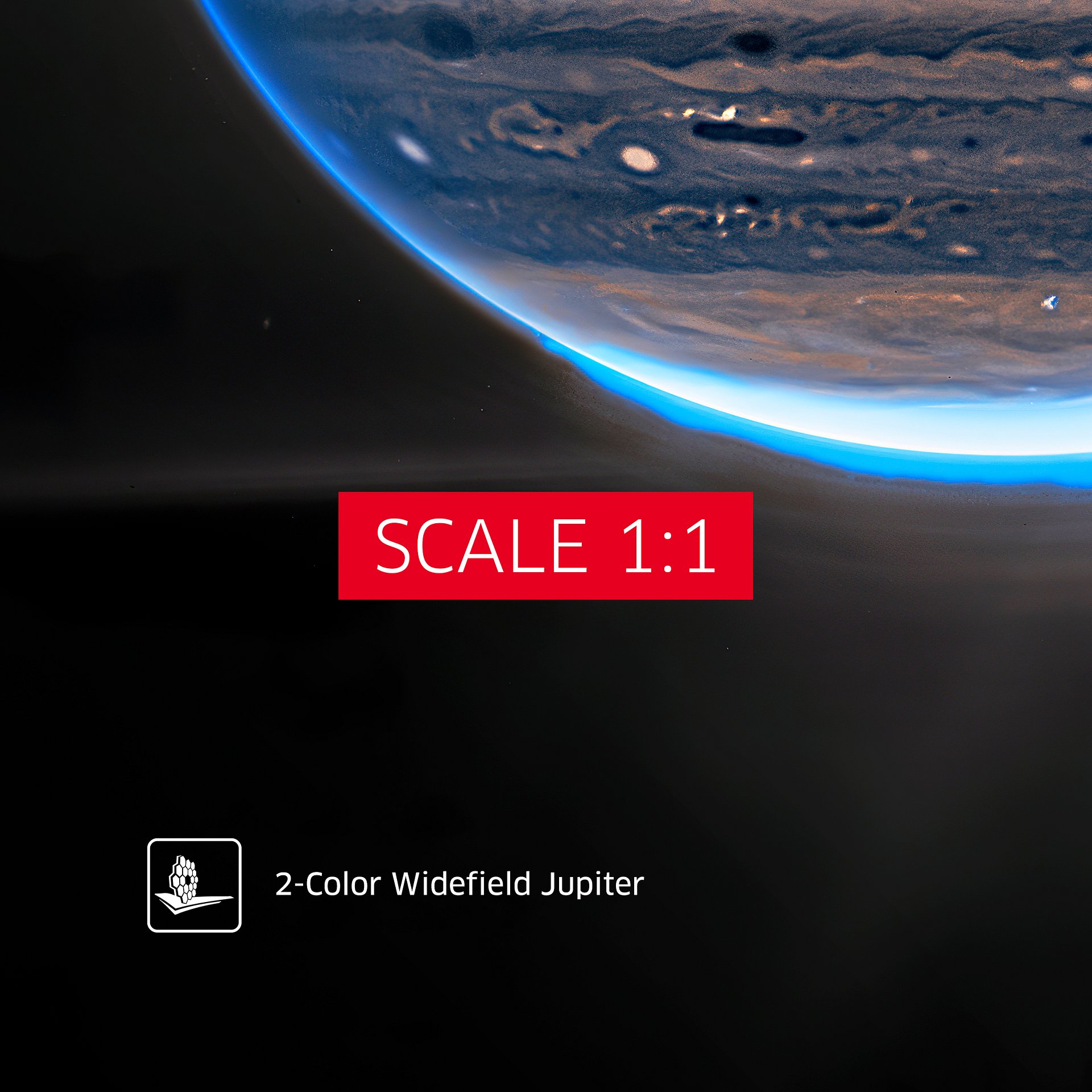 JWST Jupiter, 2022 (James Webb/JWST) — space poster, science poster product image (6)