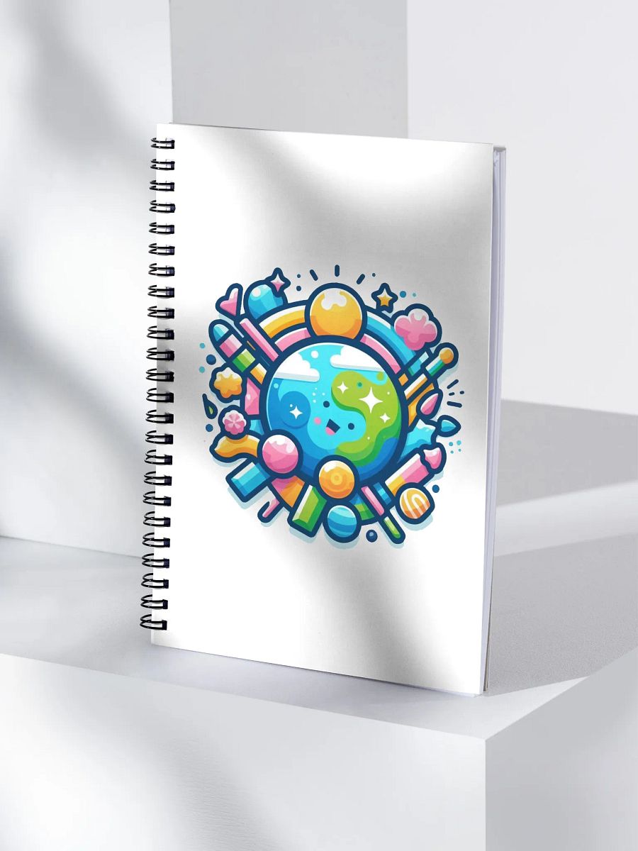 Joyful Earth Spiral Notebook product image (4)