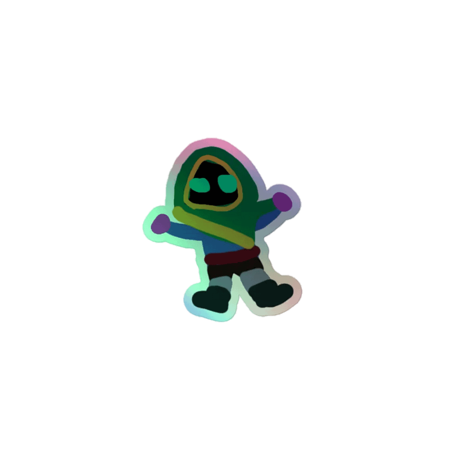 lil guy Holographic Sticker product image (1)