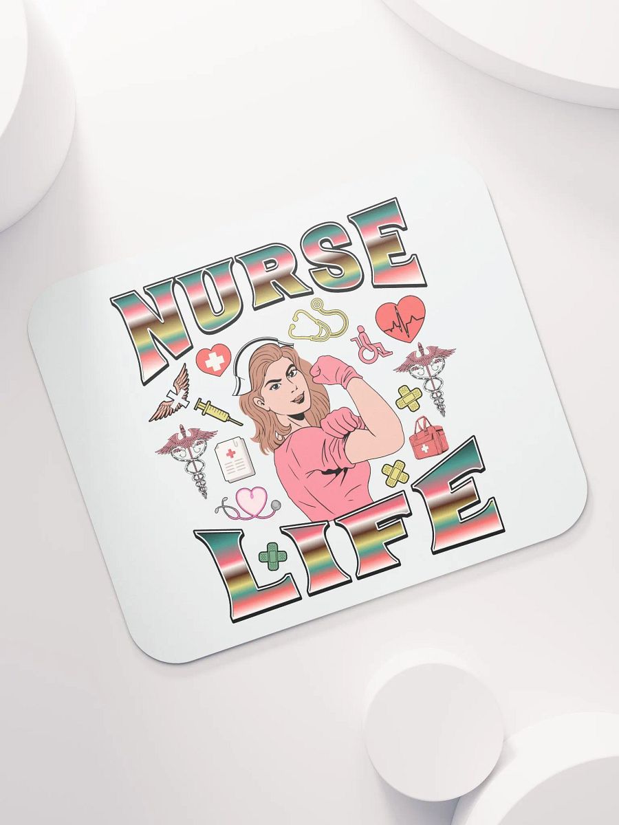 Nurse Life Illustrated Mouse Pad product image (5)