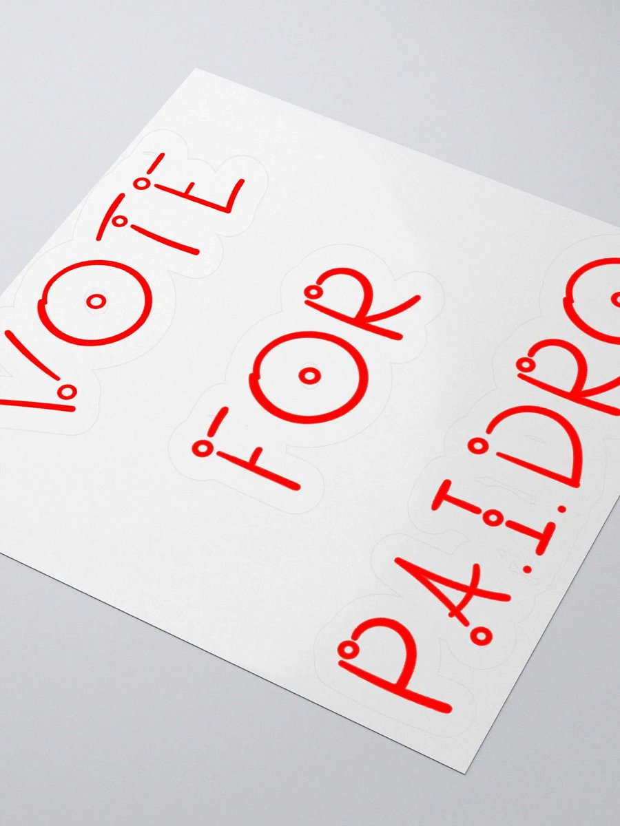 VOTE FOR PA.I.DRO Sticker product image (8)