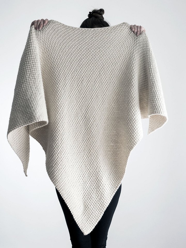 Oversized Triangle Shawl Knitting Pattern - Unconditional Love product image (1)
