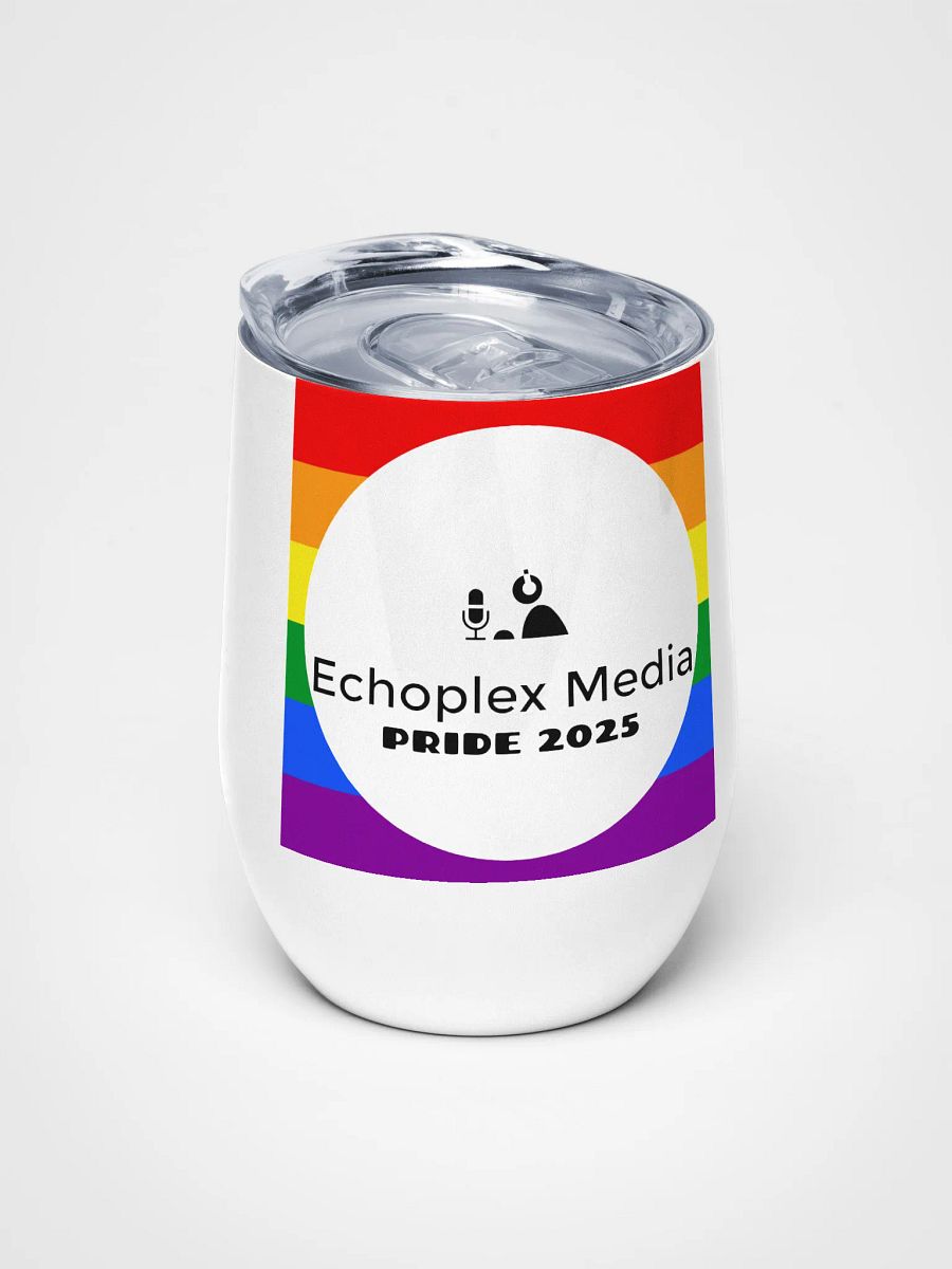 Pride 2025 Wine Tumbler - White product image (5)