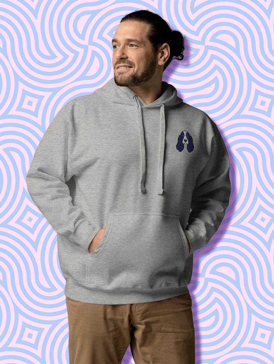 Cute English Cocker Spaniel Embroidered Premium Hoodie product image (4)