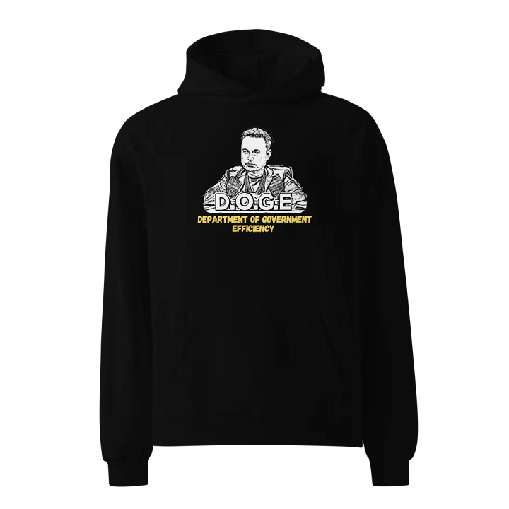 Musk D.O.G.E (Drain the swamp) Stylized Oversized Hoodie product image (1)
