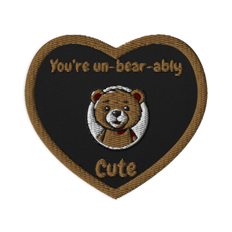 Un-Bear-Ably Cute Patch product image (1)