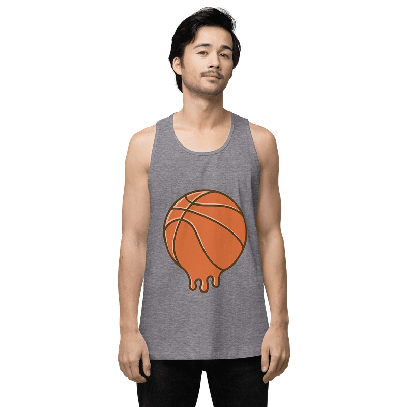 Melting Basketball Athletic Tanktop