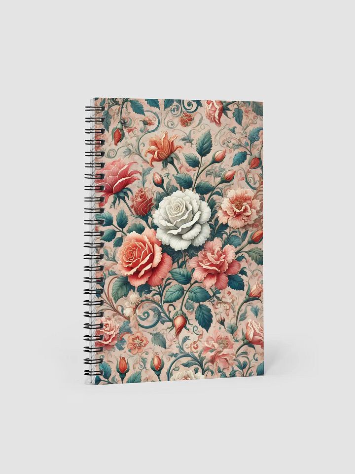 Royal Floral Spiral Notebook product image (1)