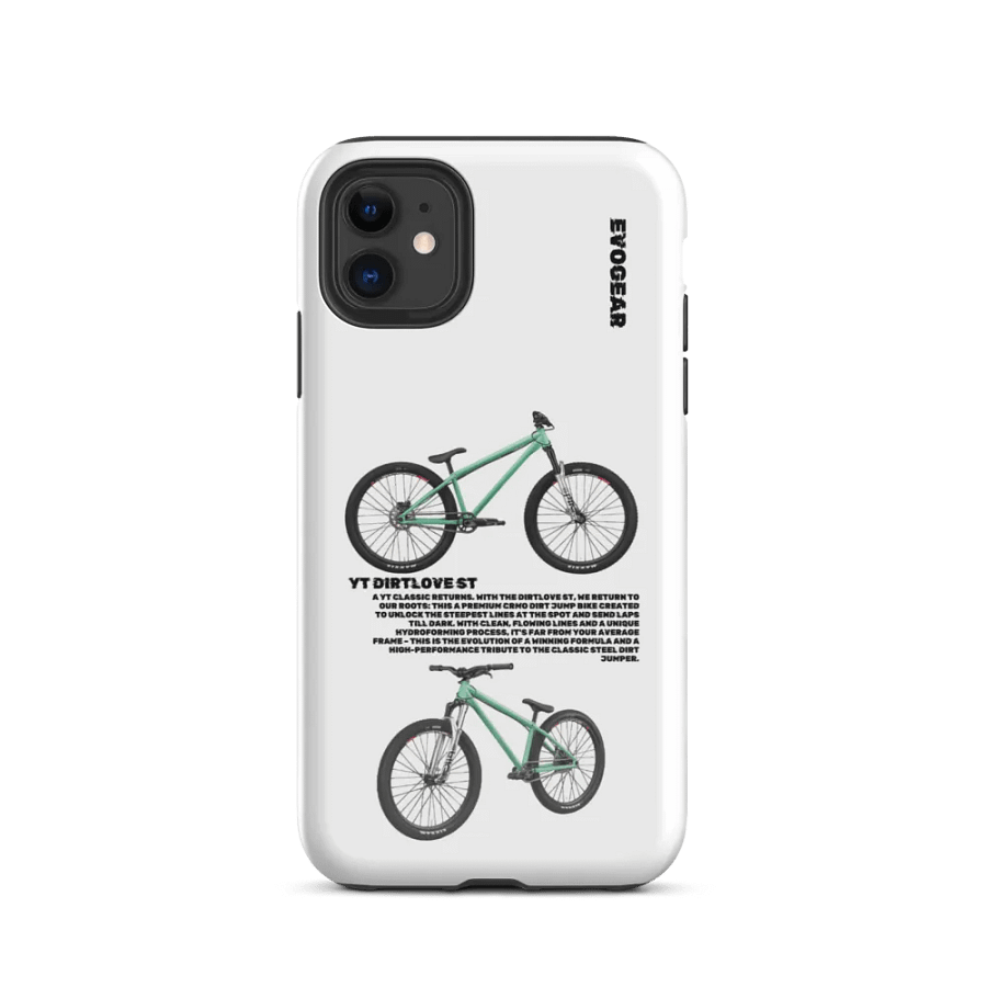 White DirtLove ST iPhone Case product image (2)