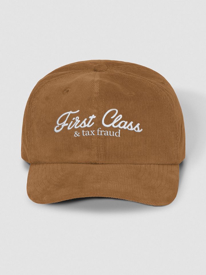 First Class & Tax Fraud Corduroy Cap product image (9)