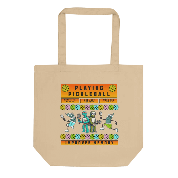 Playful Pickleball Improves Memory Tote Bag product image (1)