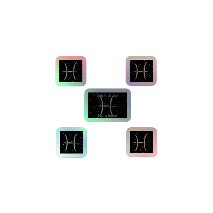 Pisces, Guided by the Stars, Holo Sticker Pack product image (1)