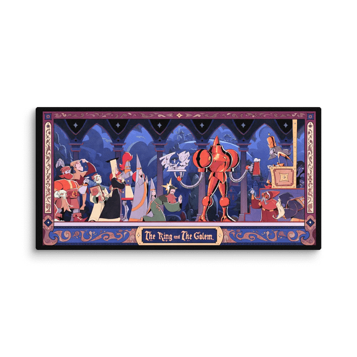The King and The Golem - Canvas print product image (1)