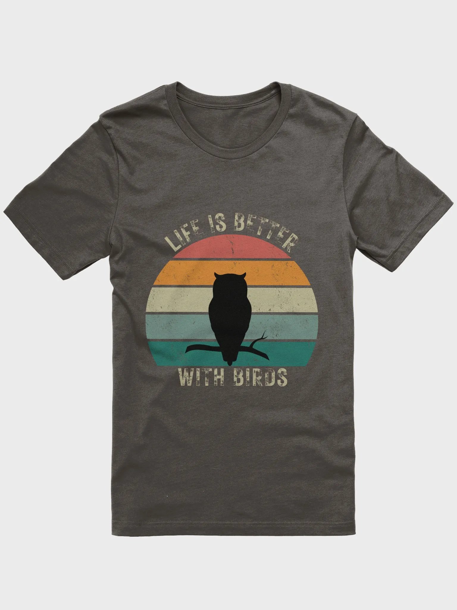 Sunset Silhouette Owl T-Shirt product image (1)