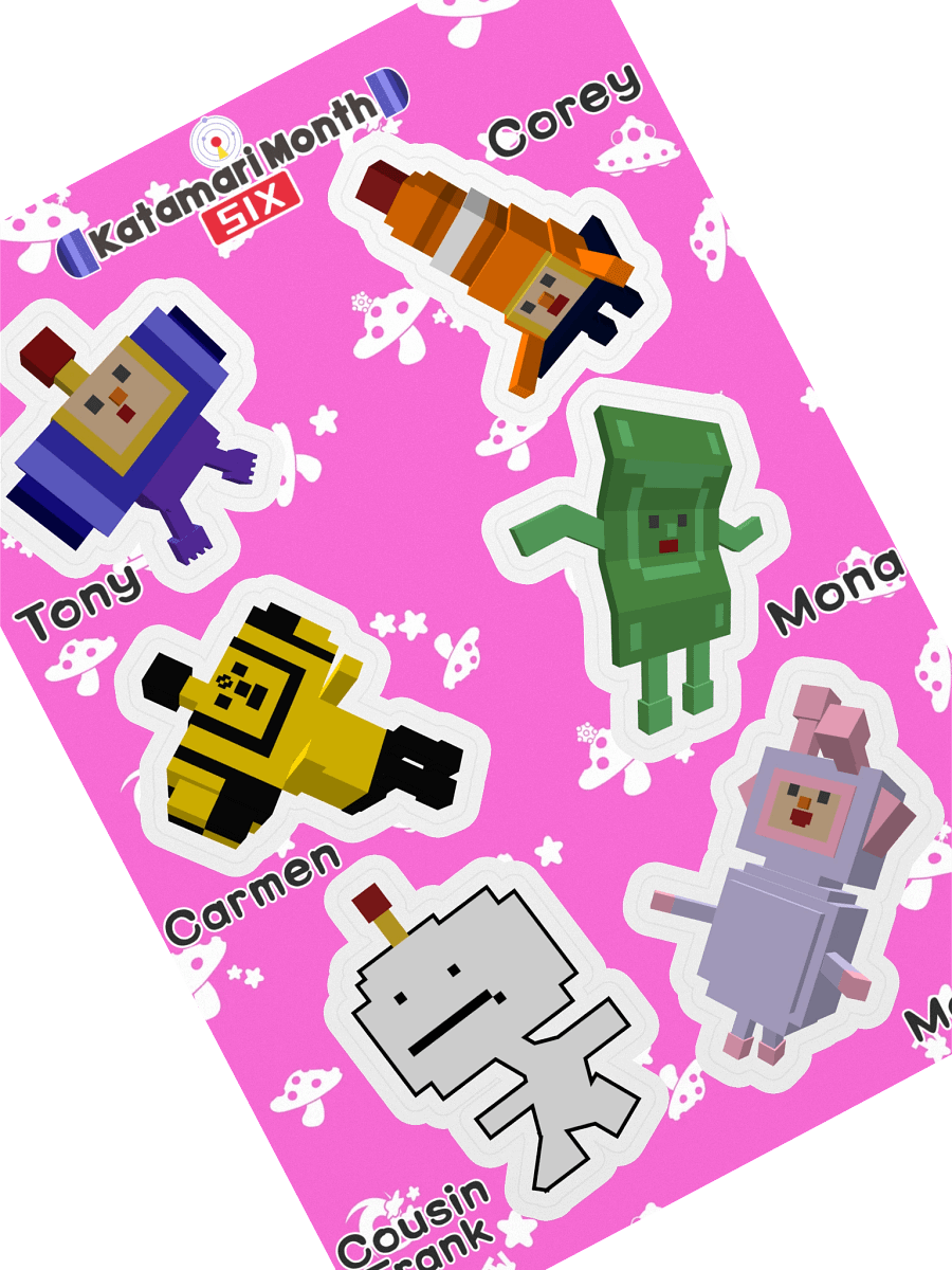 KDM6 OC Cousin Sticker Sheet #4 product image (1)