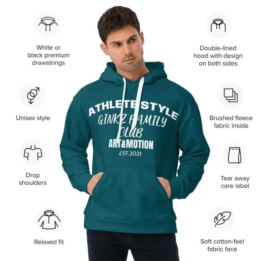 GINKZ Family Club All-Over Print Hoodie product image (7)