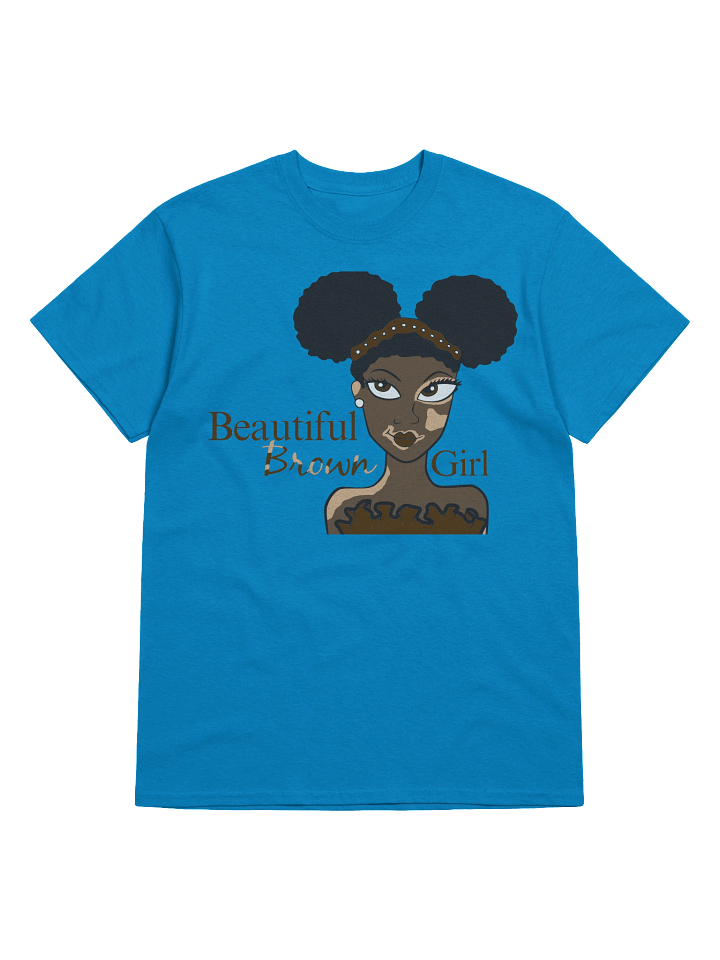 Beautiful Brown Girl Cookies & Cream (Vitiligo) Tee product image (2)