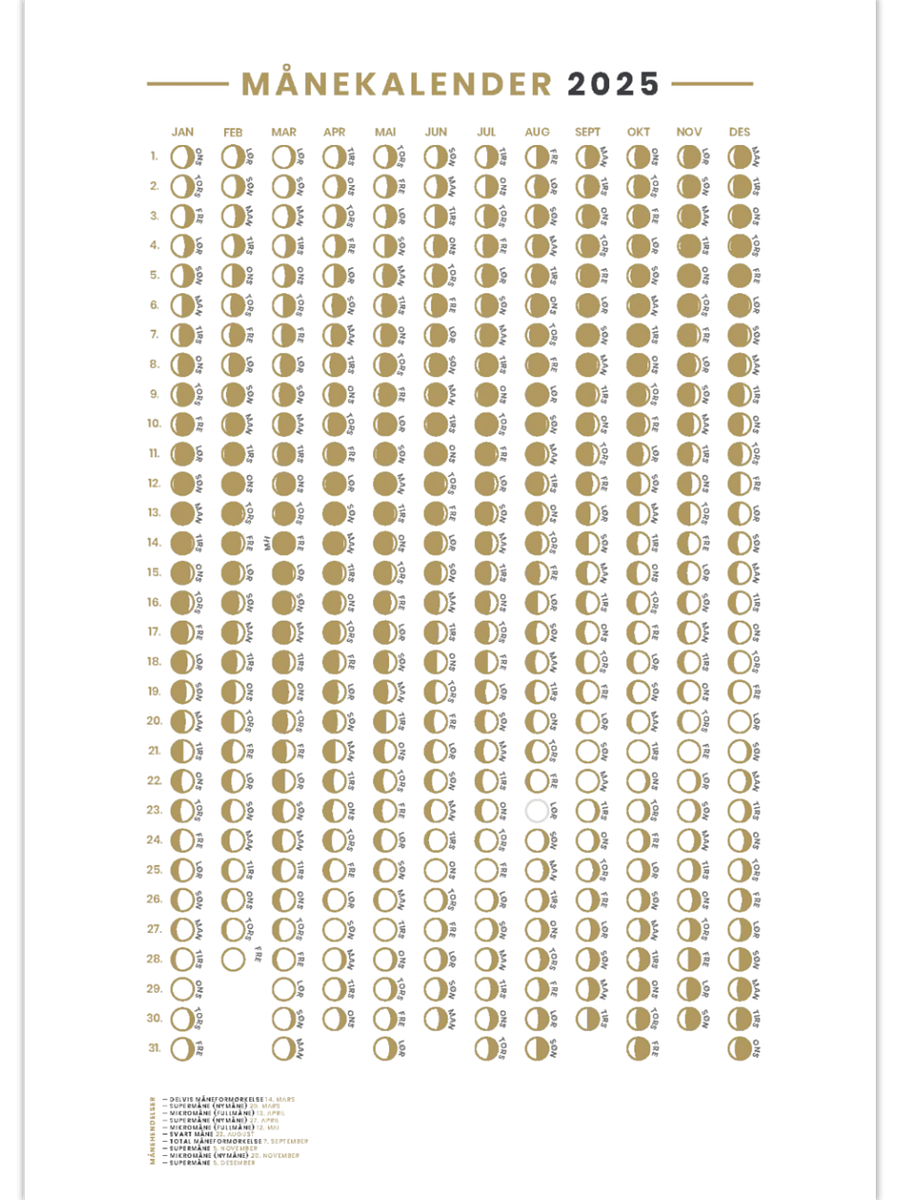 Månekalender 2025 - Bundle (Digital Download) product image (2)