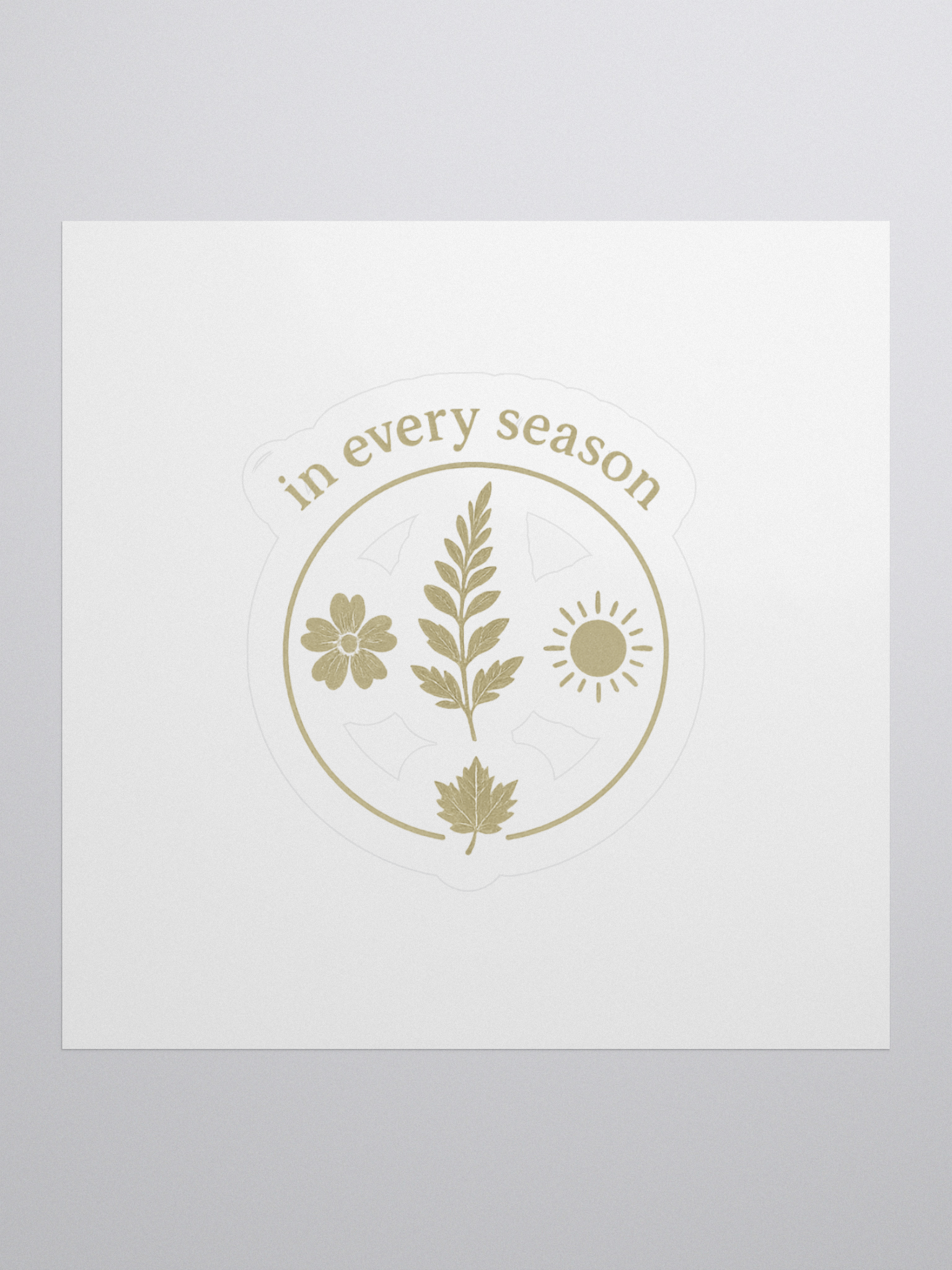 Tori Morii "In Every Season" Evergreen Sticker product image (1)