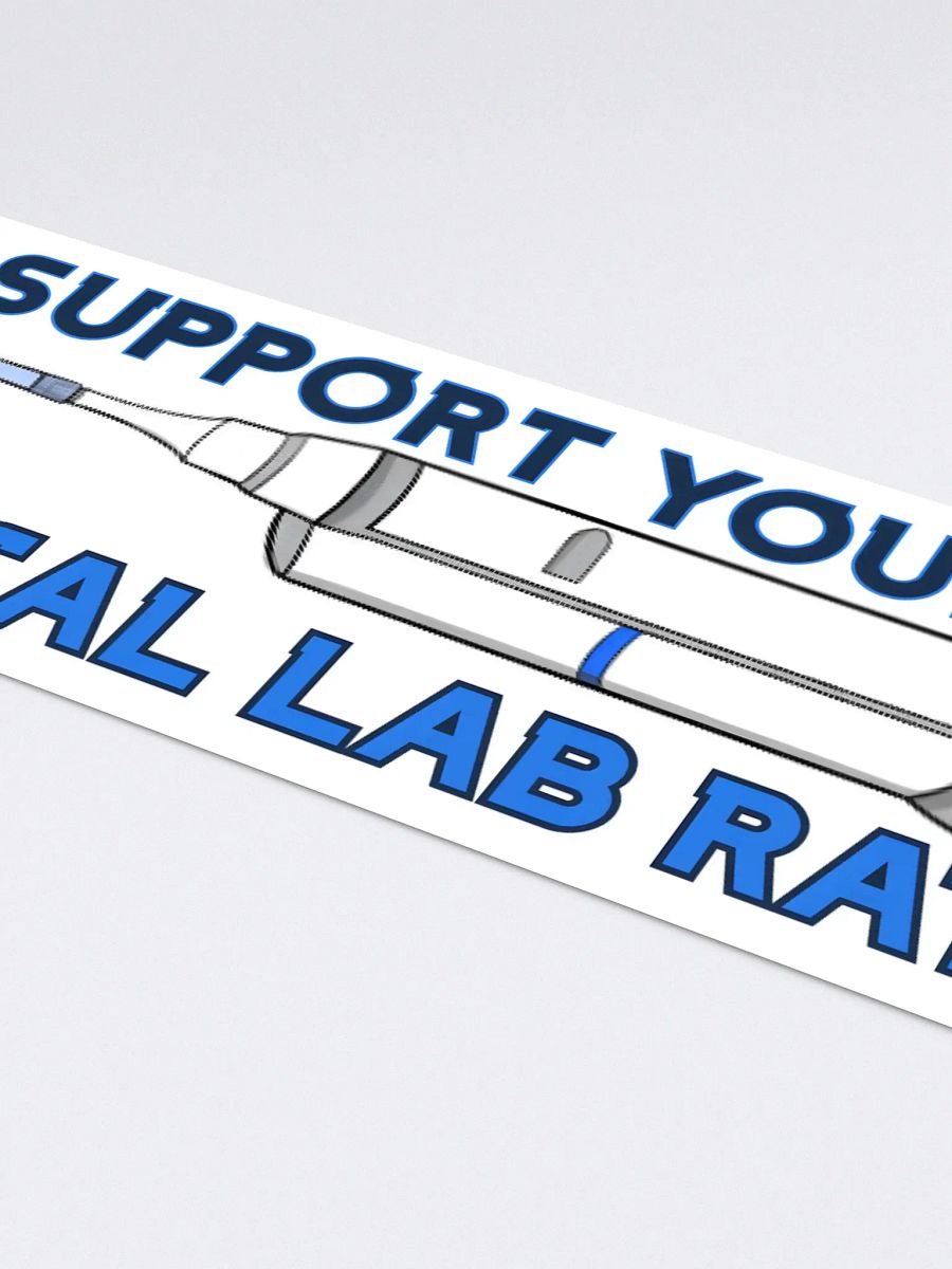 "Support Your Local Lab Rat" Pipette Sticker product image (4)