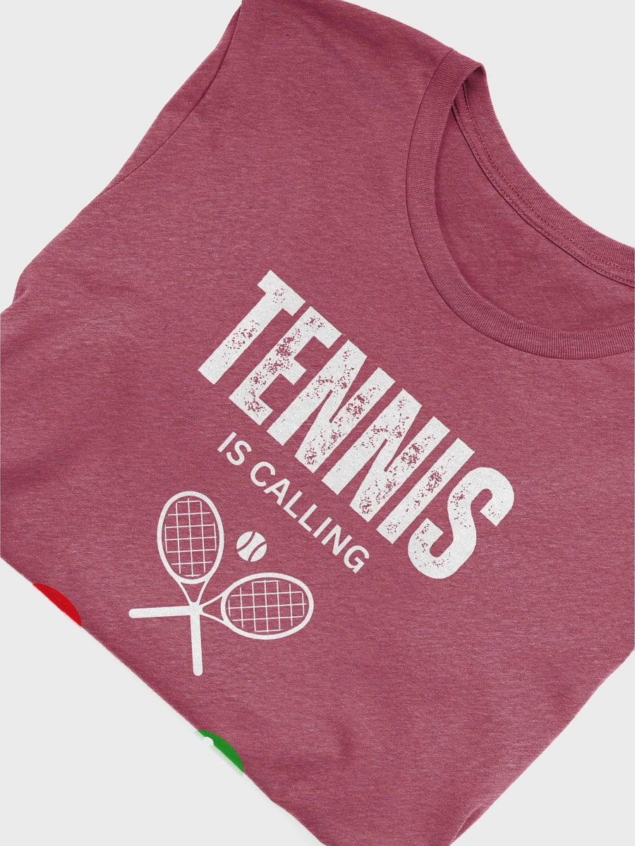 Tennis calls and I have to go - Unisex T-shirt Bella Canvas 3001 product image (25)