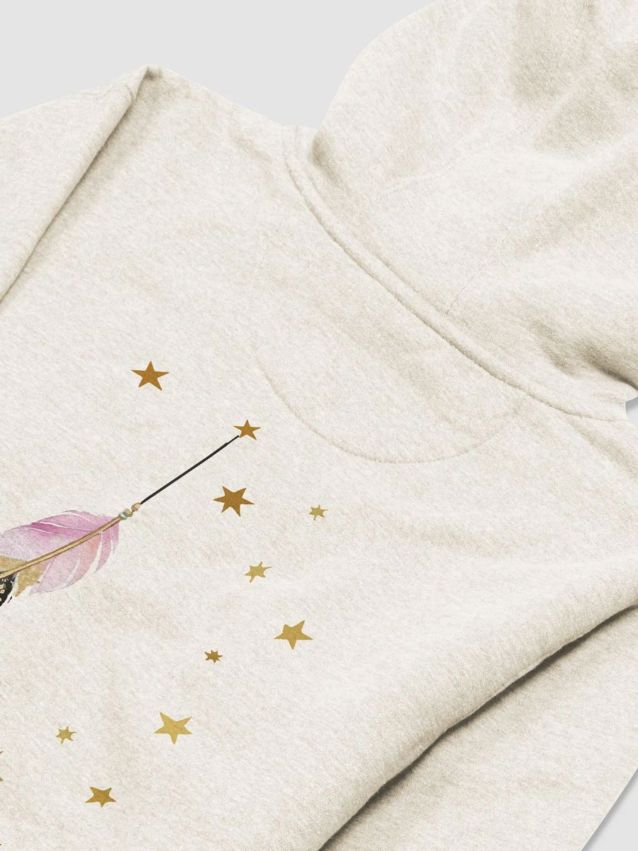 Pink and Gold Glitter Medicine Shield Bear Hoodie product image (24)