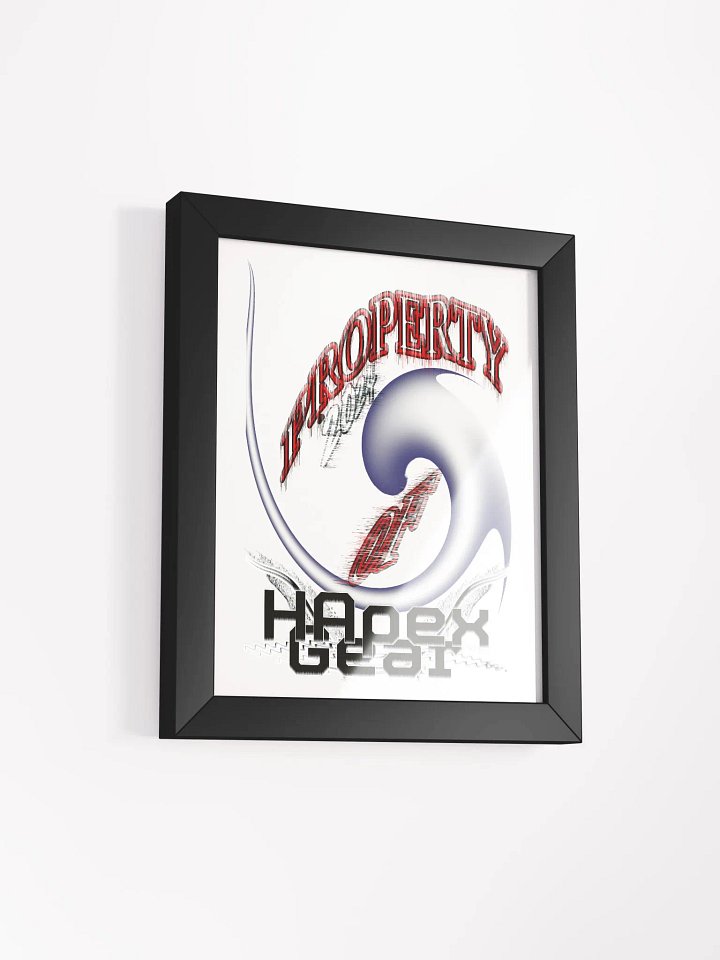 New Property Of HApex Gear 2024 Framed High-Quality Poster product image (2)