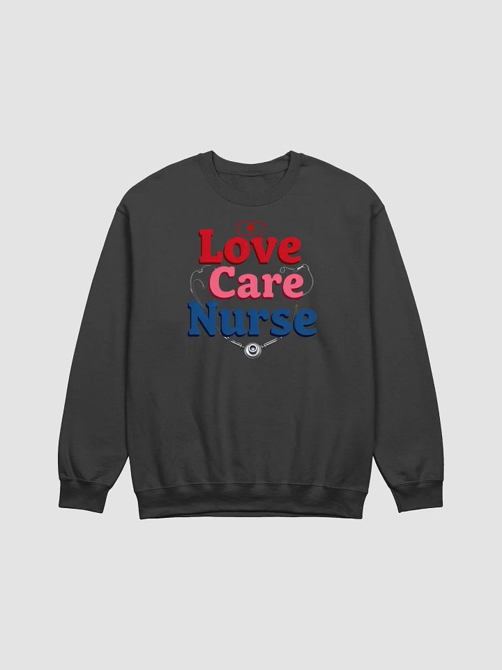 Stethoscope Love Care Nurse Crewneck product image (8)