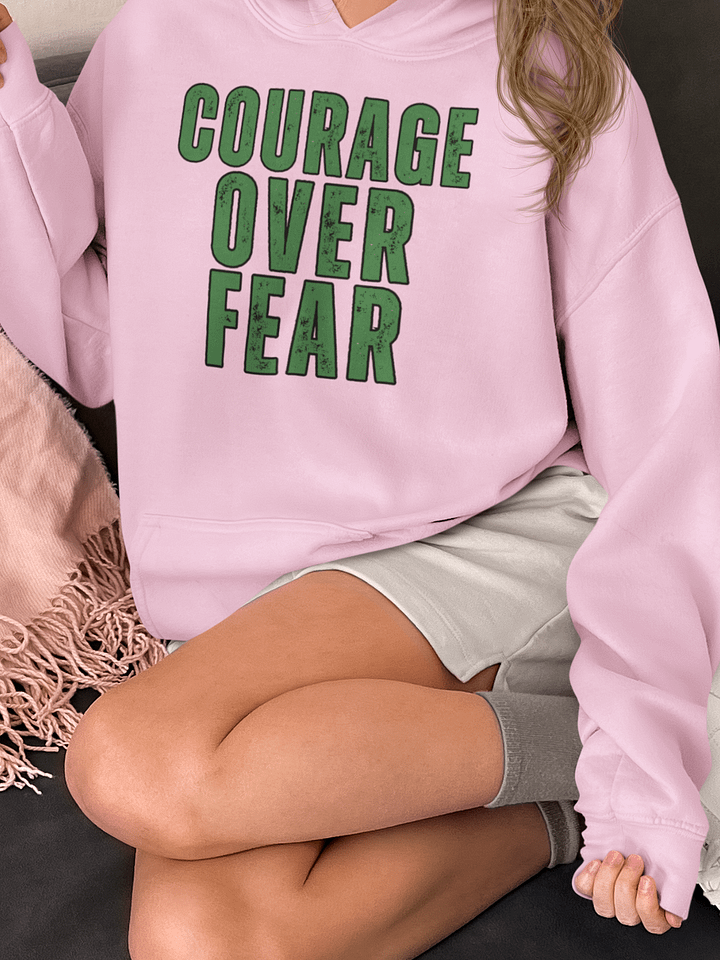 Courage Over Fear Gildan Classic Hoodie - Light product image (15)