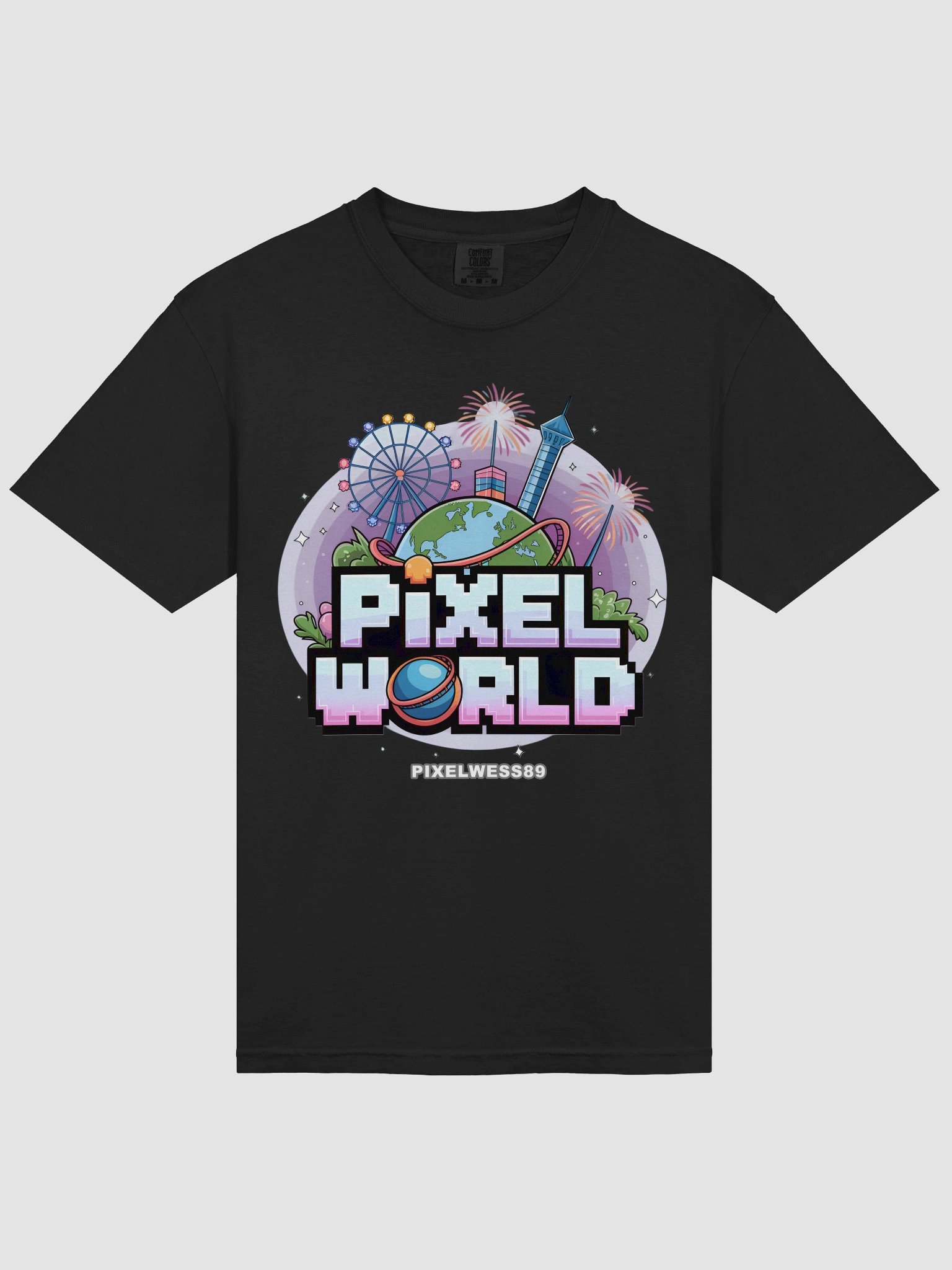 Pixel World - Comfort T-Shirt product image (28)