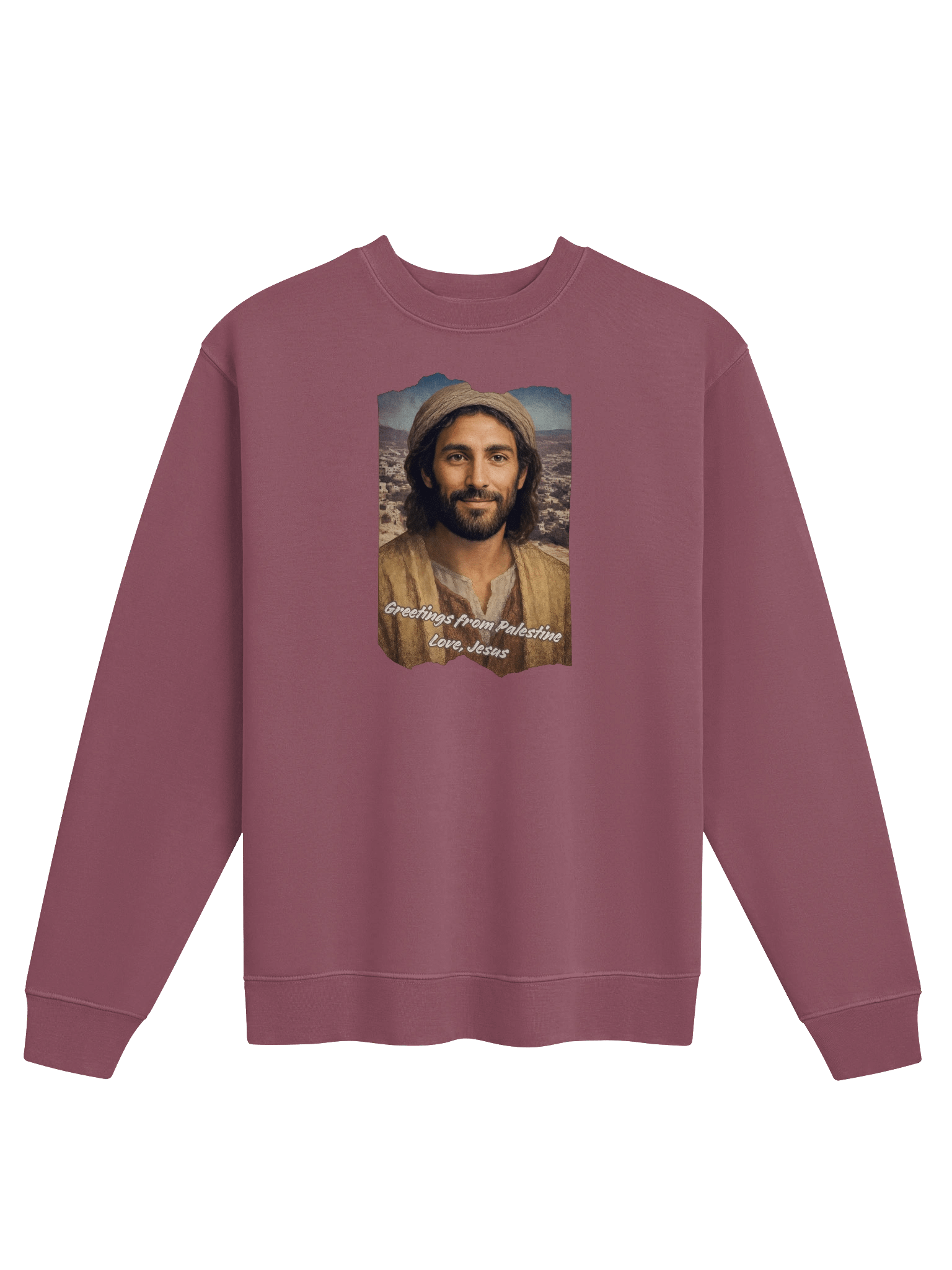 "Jesus in Palestine" Vintage-style Sweatshirt product image (1)
