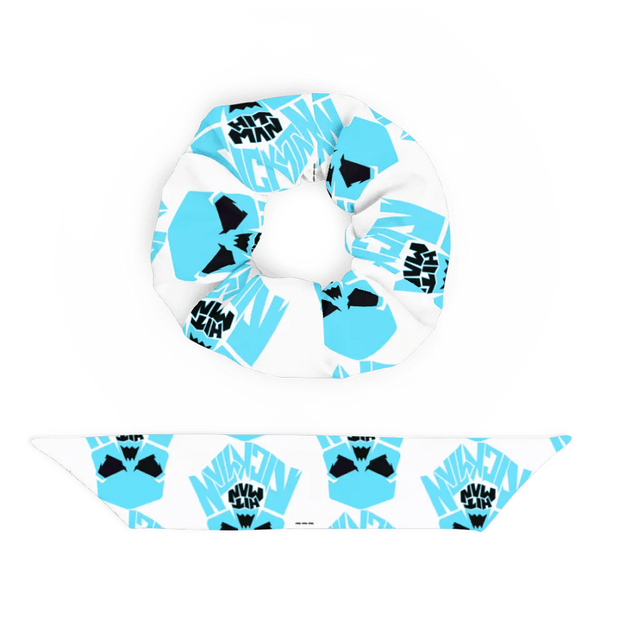 Black Beard Scrunchie (Teal) product image (5)