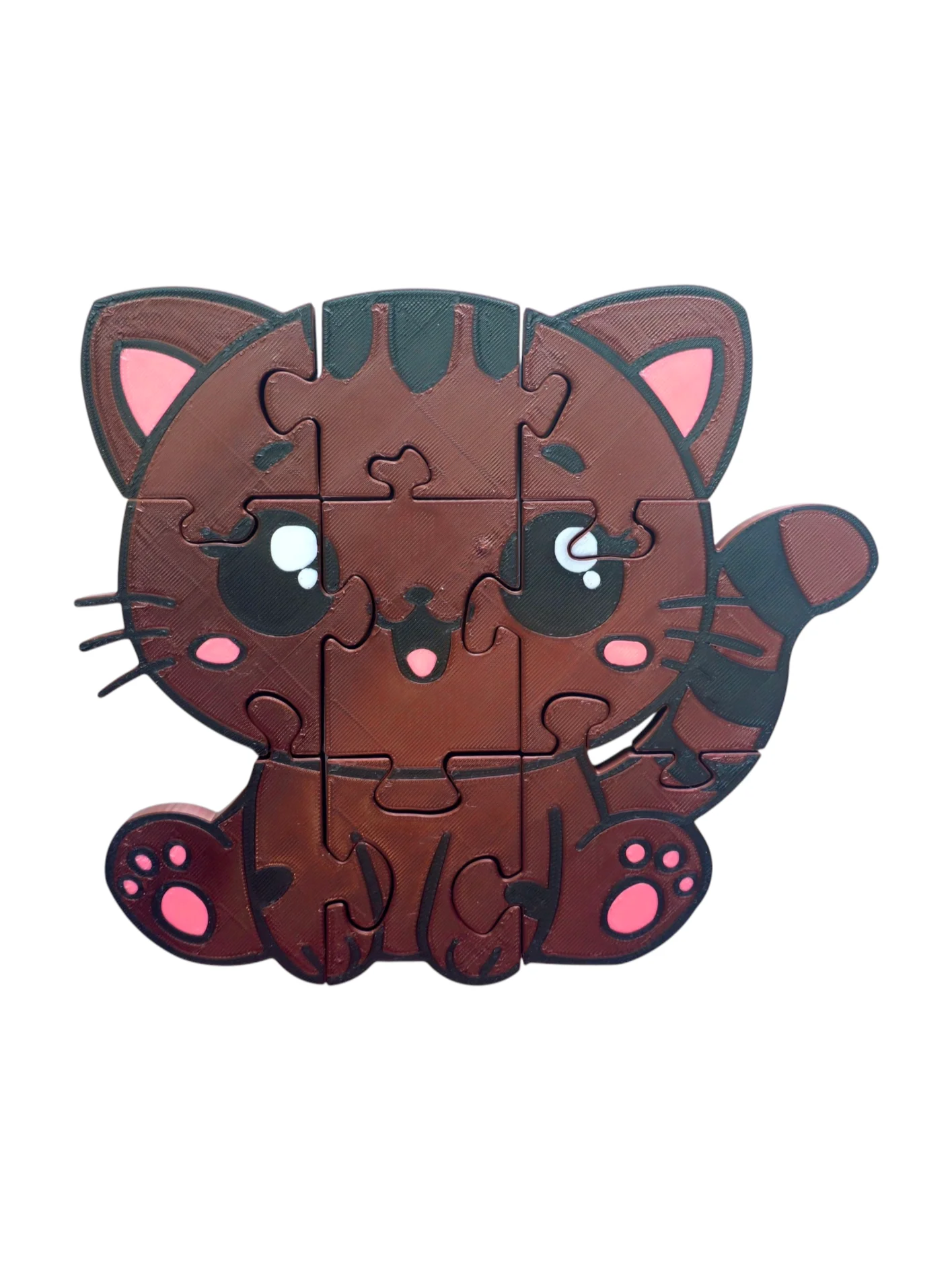 Kitten 3D Printed Jigsaw Puzzle – A Purr-fect Challenge for Young Minds! product image (1)