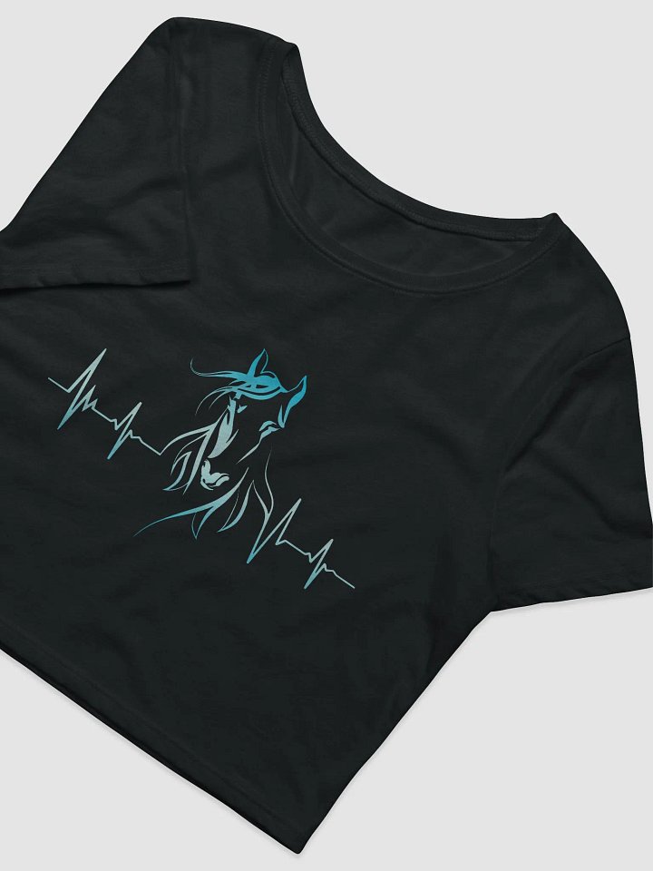 Horse Heartbeat Bella+Canvas Women's Crop Tee product image (2)