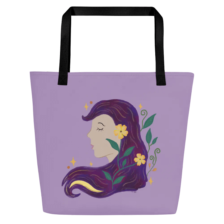 Mystic Girl Purple Tote Bag product image (1)