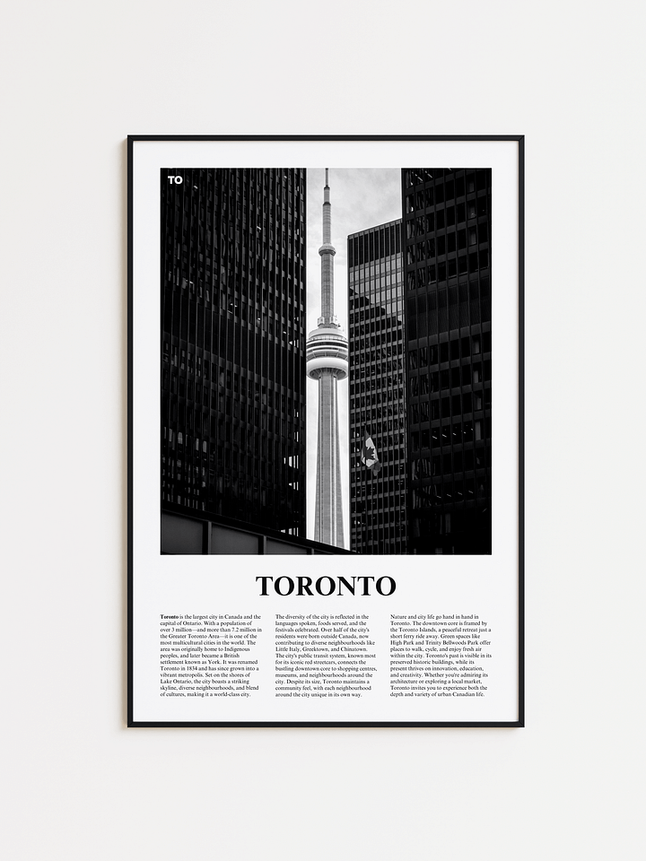 Toronto 04 Newspaper Poster product image (1)