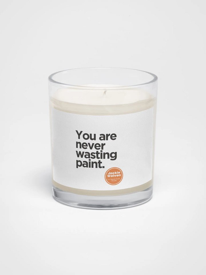 "You Are Never Wasting Paint" Soy Wax Candle product image (1)