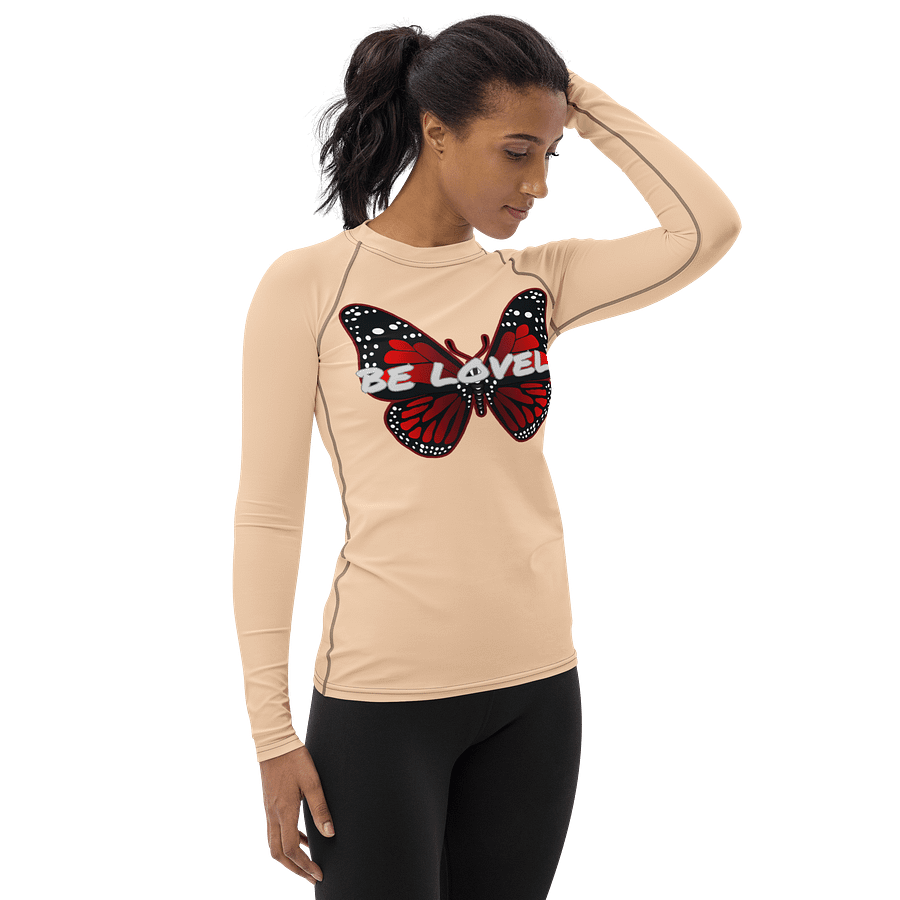 Be Lovely Butterfly Women's Rash Guard product image (4)