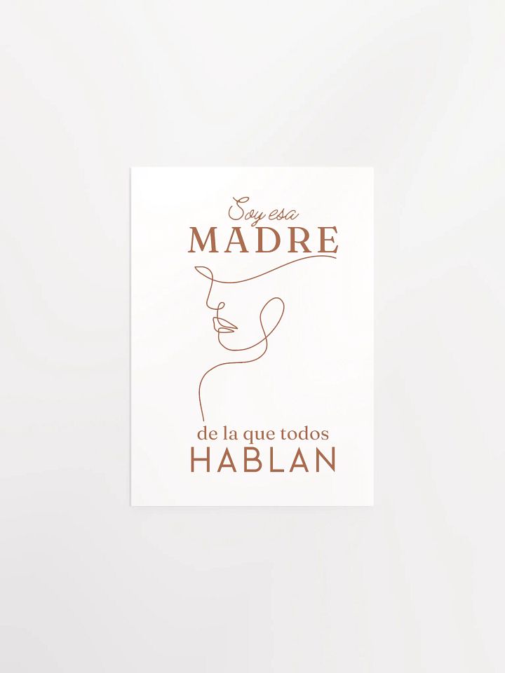 Boho Mother’s Day Design Soy esa madre paper poster product image (1)