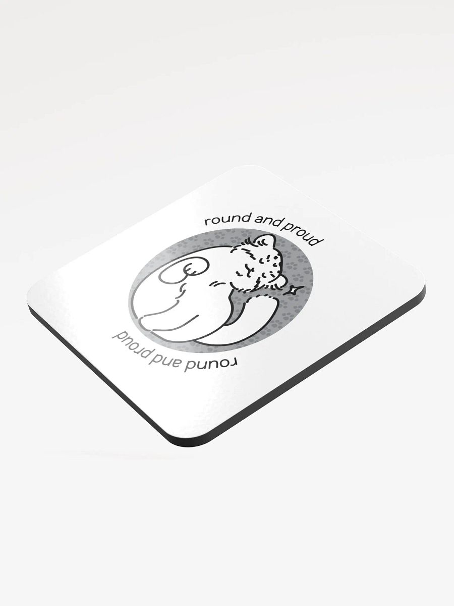 Round and Proud Manul Unlabeled Version - Coaster product image (3)