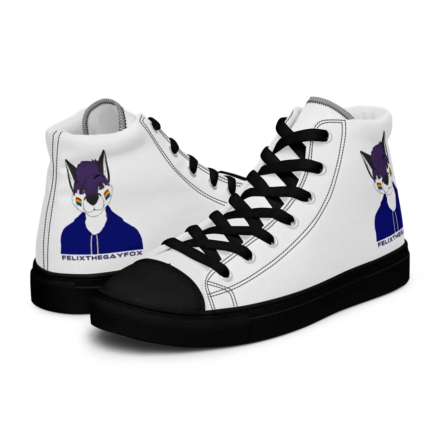 FelixTheGayFox - Men's High Top Canvas Shoes product image (8)