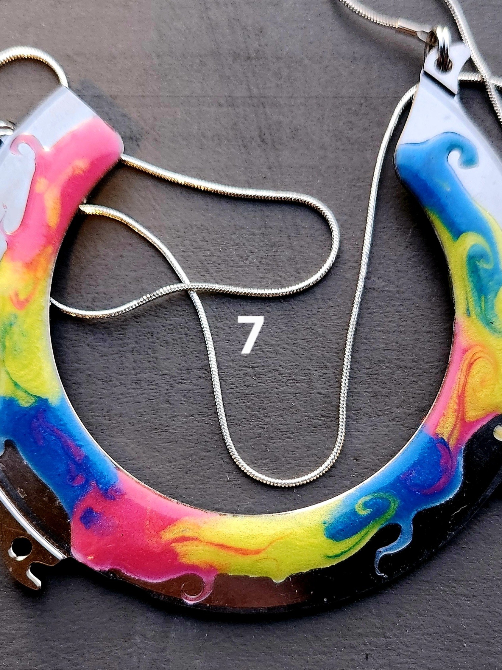 Paint Splatter Pride Flag Necklaces product image (7)