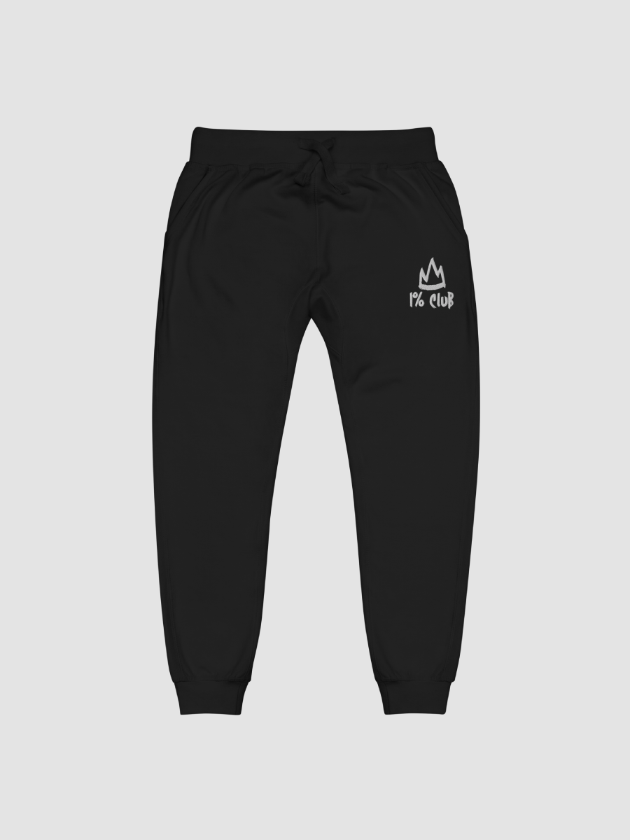 1%Club Unisex Fleece Sweatpants product image (1)