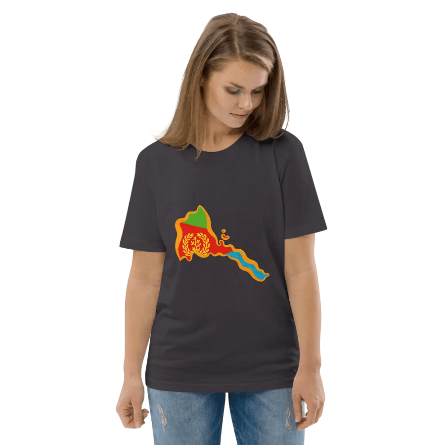 Eritrean Flag Emblem Organic T-Shirt product image (140)