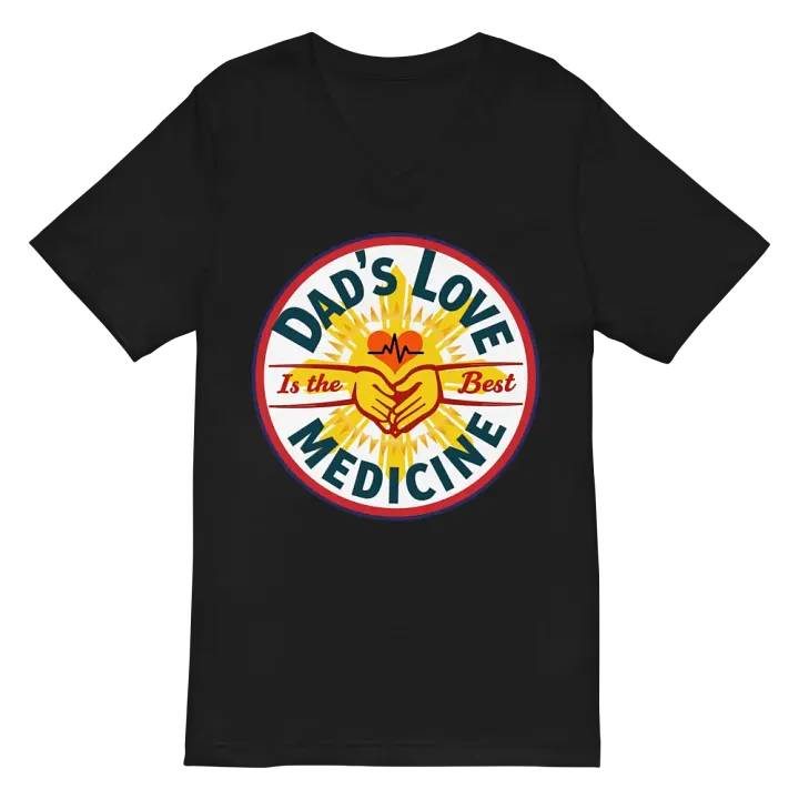Dad's Love V-Neck Tee product image (3)
