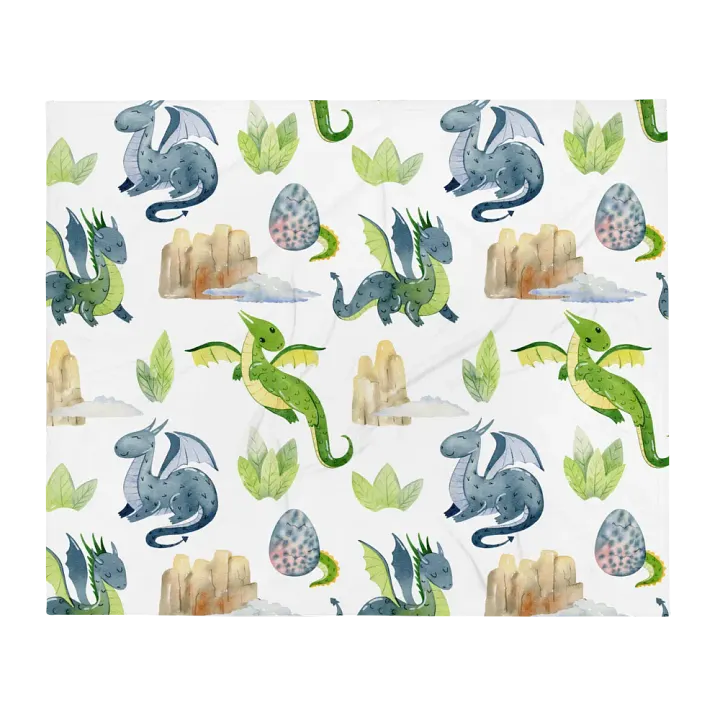 Mystical Dragon Throw Blanket product image (1)