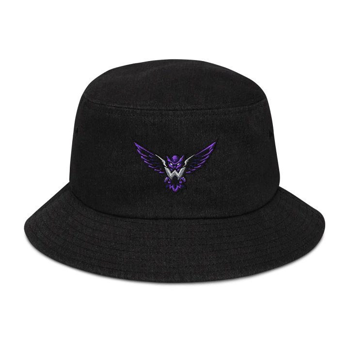 Wise Wings Denim Bucket Hat product image (1)